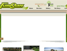 Tablet Screenshot of flandscape.com